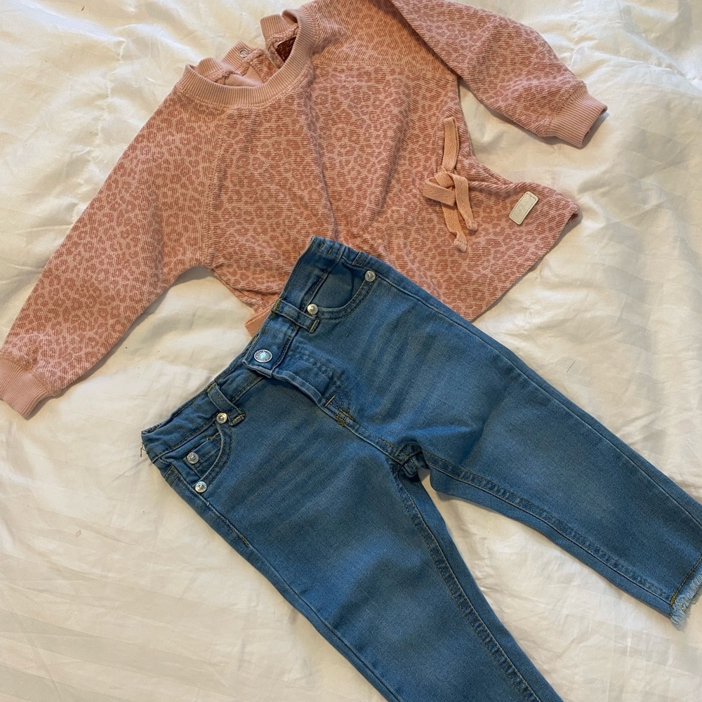 Toddler Set - Jeans and Sweater
